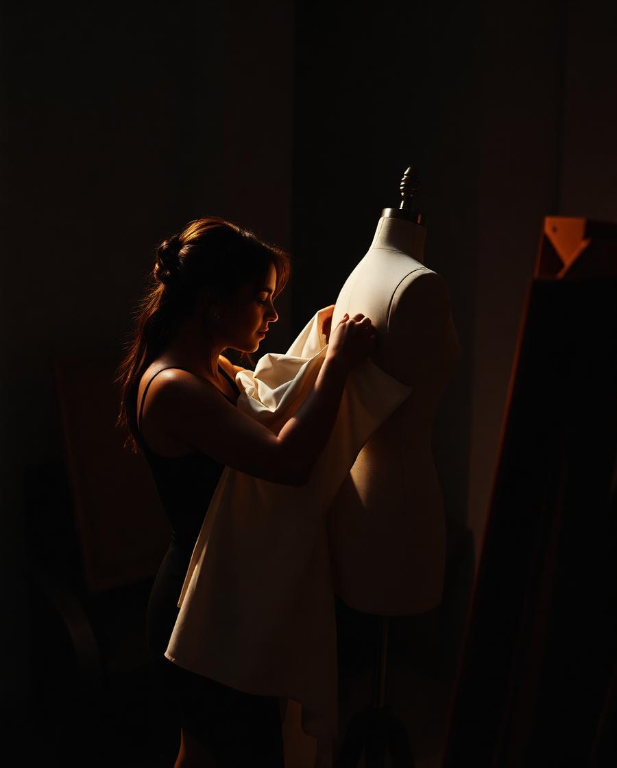 Elena Rossi teaching fashion design