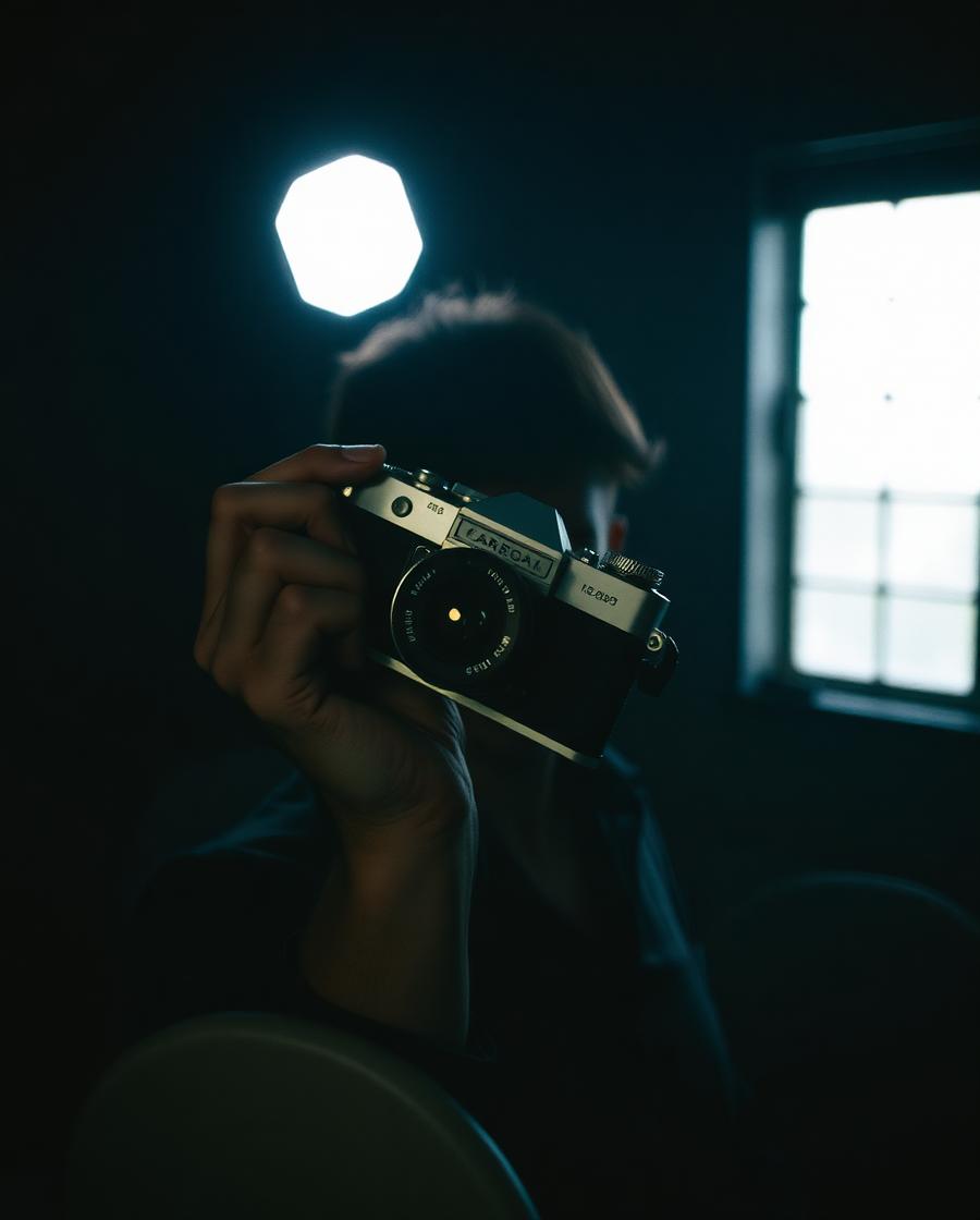 Aris Thorne teaching photography